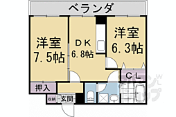 京都市営烏丸線 北大路駅 徒歩27分