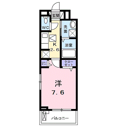 メゾン　セレーナ 107｜神奈川県小田原市飯田岡(賃貸アパート1K・1階・27.02㎡)の写真 その2