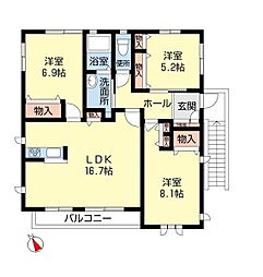 スターアベニュー 3LDKの間取図画像