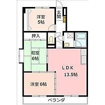 メゾン萩野  ｜ 愛知県名古屋市北区萩野通１丁目（賃貸マンション3LDK・5階・65.88㎡） その2