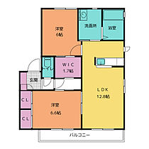 モンテローザ  ｜ 愛知県名古屋市北区辻町２丁目（賃貸アパート2LDK・2階・61.33㎡） その2