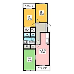 ニワビレッジファースト 3LDKの間取図画像