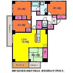 パルステージ関屋 4階/406