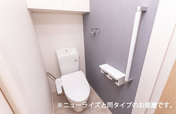 画像10:落ち着いた色調のトイレです