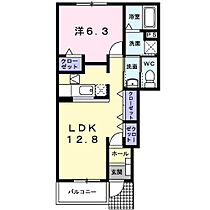 シャルマン 103 ｜ 和歌山県和歌山市井戸194-1（賃貸アパート1LDK・1階・46.49㎡） その2