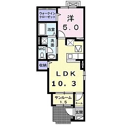 間取図画像 1LDK