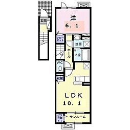 ヴィセオα 2階/202