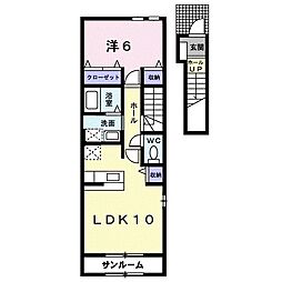 サン・ビレッジ・西方　I 2階