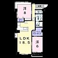 パセオ西谷2階7.3万円