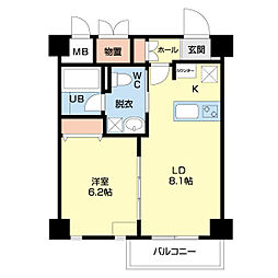 Kayasumitopia 1LDKの間取図画像
