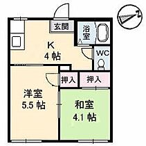 山口県下関市豊浦町大字黒井（賃貸アパート2K・1階・30.48㎡） その2