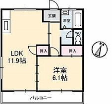 コーポミヤモト  ｜ 山口県下関市三河町（賃貸アパート1LDK・2階・40.50㎡） その2