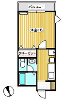 ファミール桜 105 ｜ 山口県下関市綾羅木本町５丁目（賃貸アパート1K・1階・26.40㎡） その2