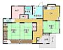 間取り：大きな納戸のある使いやすい平屋の間取りです