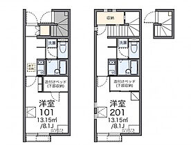 レオネクスト下妻アイビーシー 211 ｜ 茨城県下妻市坂本新田19-1（賃貸アパート1K・2階・28.02㎡） その2