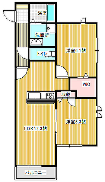 Lien KAISEI（リアン カイセイ） 301｜茨城県取手市ゆめみ野5丁目(賃貸アパート2LDK・3階・53.39㎡)の写真 その2