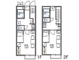 レオパレスSAKURA 108 ｜ 茨城県常総市水海道橋本町（賃貸アパート1K・1階・23.71㎡） その2