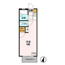 パルサイエンス 102 ｜ 千葉県野田市山崎802-13（賃貸アパート1R・1階・24.75㎡） その2