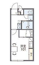 レオパレスシェルコート 106 ｜ 茨城県つくば市牧園2-32（賃貸アパート1K・1階・22.70㎡） その2