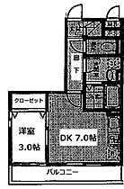 プロムナード　I 106 ｜ 茨城県つくば市東平塚561-2（賃貸アパート1DK・1階・30.35㎡） その2