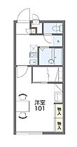 レオパレスティエラII 110 ｜ 茨城県つくば市観音台1丁目37-10（賃貸アパート1K・1階・21.81㎡） その2