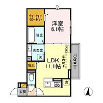 Forest B 202 ｜ 茨城県守谷市本町158-1（賃貸アパート1LDK・2階・43.09㎡） その2