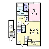 セレーノ・アロッジオ 202 ｜ 千葉県野田市野田（賃貸アパート1LDK・2階・51.88㎡） その2