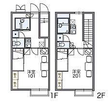 レオパレストリアノン 209 ｜ 茨城県守谷市薬師台6丁目10-2（賃貸アパート1K・2階・26.49㎡） その2