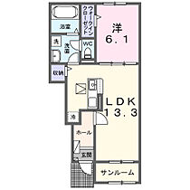 ラ　コリーナG 104 ｜ 茨城県つくばみらい市小絹368-1（賃貸アパート1LDK・1階・50.05㎡） その2