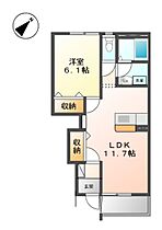 サンマルサン　Ａ  ｜ 千葉県野田市山崎（賃貸アパート1LDK・1階・43.80㎡） その2