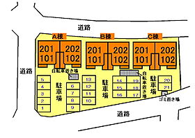 グリーンフィールドＢ 202 ｜ 茨城県取手市藤代（賃貸アパート2LDK・2階・64.97㎡） その21