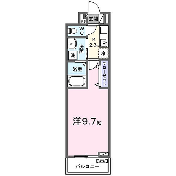 ララ・ハイレジデンス 305｜茨城県つくば市春日2丁目(賃貸アパート1K・3階・28.87㎡)の写真 その2