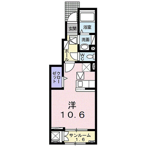リオンリゾートVIII 102｜茨城県つくば市上横場(賃貸アパート1R・1階・32.43㎡)の写真 その2