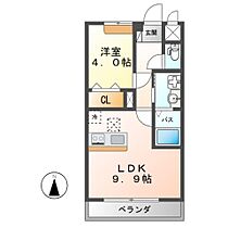 Alcyone(アルシオーネ) 103 ｜ 茨城県つくば市みどりの2丁目（賃貸アパート1LDK・1階・36.00㎡） その2