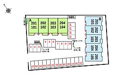 レフィナードＢ 103 ｜ 茨城県稲敷郡阿見町よしわら6丁目3-5（賃貸アパート1LDK・1階・47.66㎡） その21