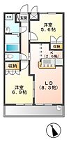 Forest Villa Bell Tree 206 ｜ 茨城県石岡市東大橋（賃貸アパート2LDK・2階・54.00㎡） その2