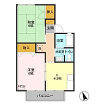 セジュールAI 102 ｜ 茨城県土浦市木田余東台4丁目4-6（賃貸アパート2K・1階・40.07㎡） その2