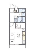 レオパレスさくら 105 ｜ 茨城県牛久市上柏田1丁目25-14（賃貸アパート1K・1階・23.18㎡） その2