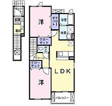 カーサ新治 201 ｜ 茨城県かすみがうら市新治1828-81（賃貸アパート2LDK・2階・58.48㎡） その2