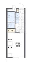 レオパレスいずみ 107 ｜ 茨城県牛久市南3丁目13-29（賃貸アパート1K・1階・19.87㎡） その2