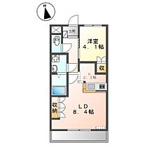 ラシーヌ 206 ｜ 茨城県牛久市ひたち野東4丁目（賃貸アパート1LDK・2階・36.00㎡） その2