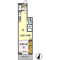 オークツリー 303 ｜ 千葉県柏市柏7丁目686-27（賃貸アパート1LDK・3階・43.45㎡） その2