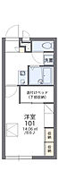 レオパレスMidoriIII 201 ｜ 千葉県柏市みどり台2丁目19-16（賃貸アパート1K・2階・23.18㎡） その2