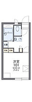 レオパレススプリングA 103 ｜ 千葉県柏市しいの木台2丁目16-5（賃貸アパート1K・1階・20.28㎡） その2