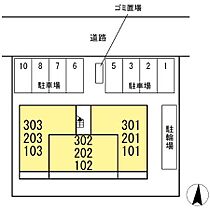 ウィンクルム柏の葉 102 ｜ 千葉県柏市十余二380 柏北部中央地区一体型特定土地区画整理事業210街区3（賃貸アパート2LDK・1階・55.04㎡） その13