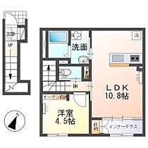 ECRIN（エクラン） 202 ｜ 千葉県柏市大井1837(仮)（賃貸アパート1LDK・1階・43.07㎡） その2