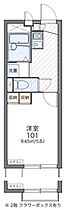 レオパレスサンクレール柏C 104 ｜ 千葉県柏市逆井5丁目16-9（賃貸アパート1K・1階・19.87㎡） その2