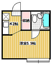 パブリック24 111 ｜ 千葉県松戸市南花島2丁目33-4（賃貸アパート1R・1階・14.54㎡） その2