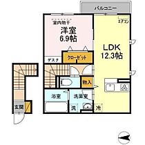 イーストハイツ 207 ｜ 千葉県流山市大字東深井451-15（賃貸アパート1LDK・2階・49.09㎡） その2