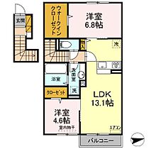 アレグリア 207 ｜ 千葉県流山市野々下3丁目782-1（賃貸アパート2LDK・2階・64.87㎡） その2